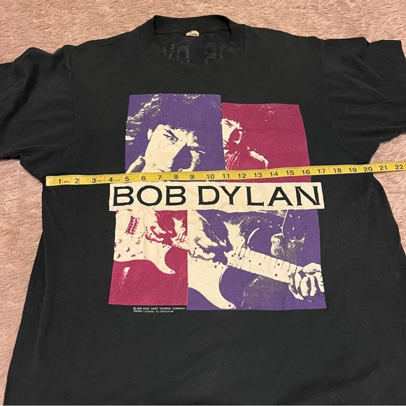 Bob Dylan Mercy Me tour 1989 vintage t-shirt XL - Picture 6 of 8